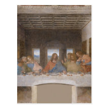 The Last Supper by Leonardo Da Vinci Post Card