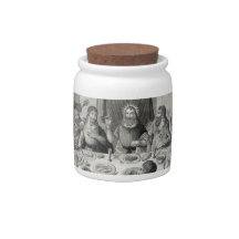 "The Last Supper" candy jar