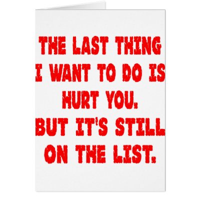 i hurt you