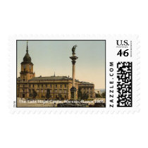 The Late Royal Castle, Warsaw, Russia 1905 Postage Stamps