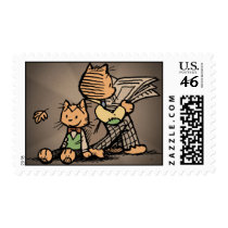 The Laugh-Out-Loud Cats Postage Stamps