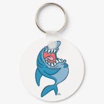 The Laughing Shark cartoon keychain