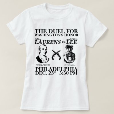 The Laurens-Lee Duel T-shirts
