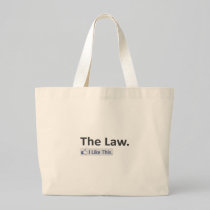 The Law...I Like This Canvas Bags