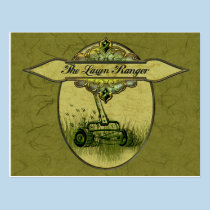 The Lawn Ranger postcards