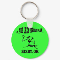 The Lazy Fisherman Keychain - Lime Green by TheLazyFisherman The Lazy Fisherman Keychain - Lime Green