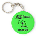 The Lazy Fisherman Keychain - Lime Green