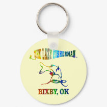 The Lazy Fisherman Rainbow Keychain by TheLazyFisherman The Lazy Fisherman Rainbow Keychain