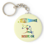 The Lazy Fisherman Rainbow Keychain