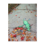 the lazy leaf-raker postcards