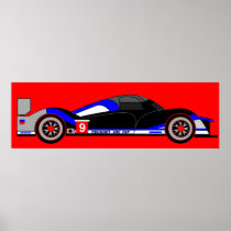 The Le Mans Winning Car 2009 Poster