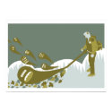 THE LEAF BLOWER Print