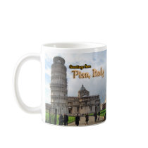 The Leaning Tower of Pisa, Italy mugs