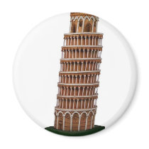 The leaning tower of Pisa magnets by claricardoza The leaning tower of Pisa magnets