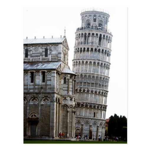 The Leaning tower of Pisa Post Card