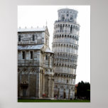 The Leaning tower of Pisa Poster