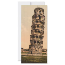 The Leaning Tower of Pisa, Tuscany, Italy Customized Rack Card