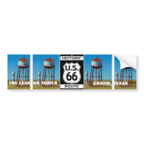 The Leaning Tower of Texas in Groom - Highway 66 Bumper Stickers