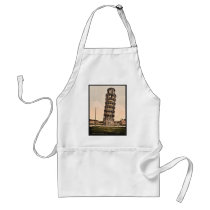 The Leaning Tower, Pisa, Italy classic Photochrom Aprons