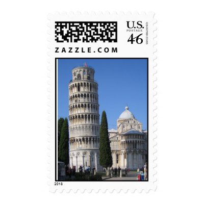 The Leaning Tower Stamp by blewise