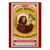The Left Bower Smoking Tobacco Cards