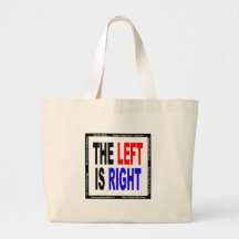 The Left is Right Canvas Bag