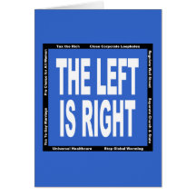 The Left is Right Card
