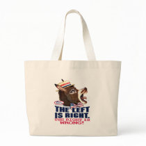 The Left Is Right Donkey Head Bag by TheDemocratDonkey The Left Is Right Donkey Head Bag
