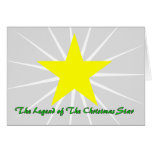 THE LEGEND OF THE CHRISTMAS STAR... GREETING CARD