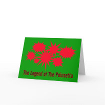 THE LEGEND OF THE POINSETTA... GREETING CARD