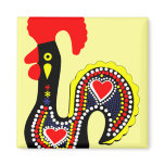 The Legend of the Rooster of Barcelos Magnets