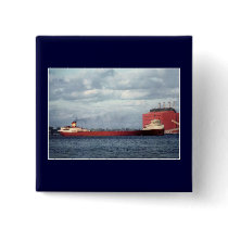 The Legendary S.S. Edmund Fitzgerald Pinback Button