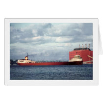 The Legendary S.S. Edmund Fitzgerald Greeting Cards
