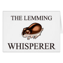 The Lemming Whisperer cards by AnimalShirts The Lemming Whisperer cards
