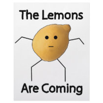 The Lemons are Coming! Flyer Design