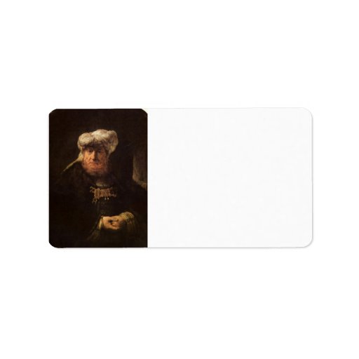 The leper king Uzziah by Rembrandt Personalized Address Labels
