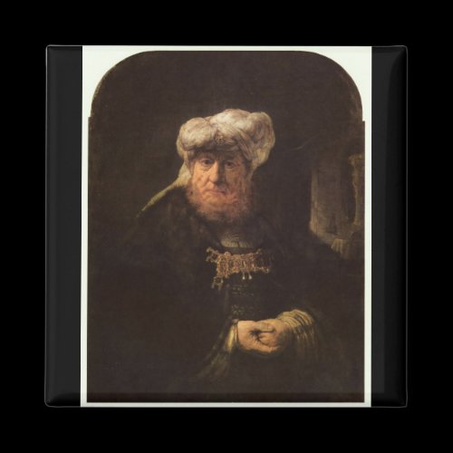The leper king Uzziah by Rembrandt Refrigerator Magnet