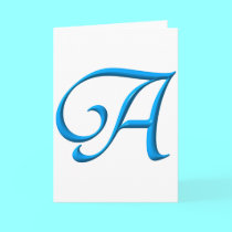 The letter A cards by Artists4God The letter A cards
