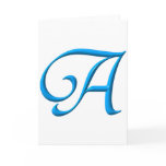 The letter A cards