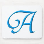 The letter A mousepads