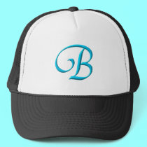 The letter B hats by Artists4God The letter B hats