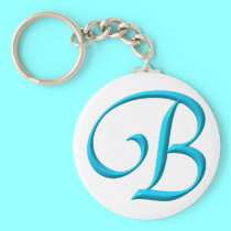The letter B keychains by Artists4God The letter B keychains