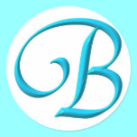 The letter B stickers