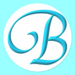 The letter B stickers