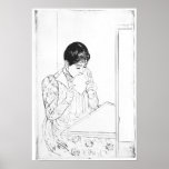 The Letter by Mary Stevenson Cassatt Poster