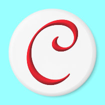 The letter C magnets by Artists4God The letter C magnets
