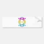 The letter D Bumper Sticker