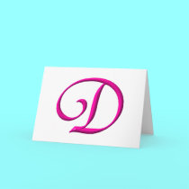 The letter D cards by Artists4God The letter D cards