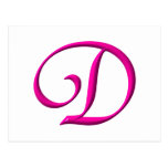 The letter D Postcards