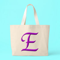 The letter E bags by Artists4God The letter E bags